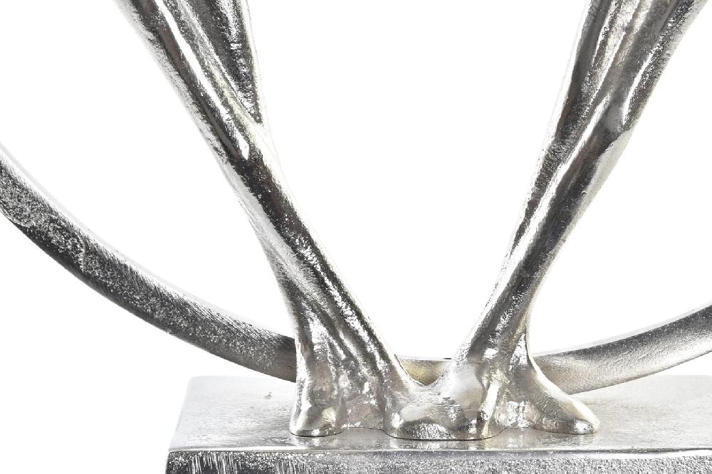 Dekodonia Decoración Aluminio Pareja Plateado Envío internacional gratuito