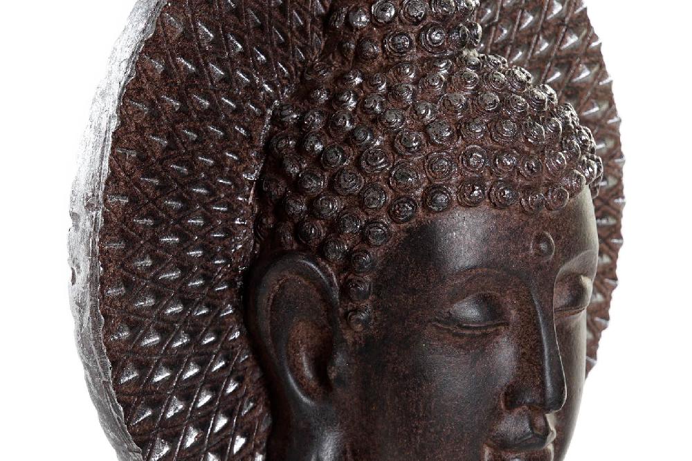 Dekodonia Figura Resina Metal Buda Marrón Oscuro Ofertas de temporada