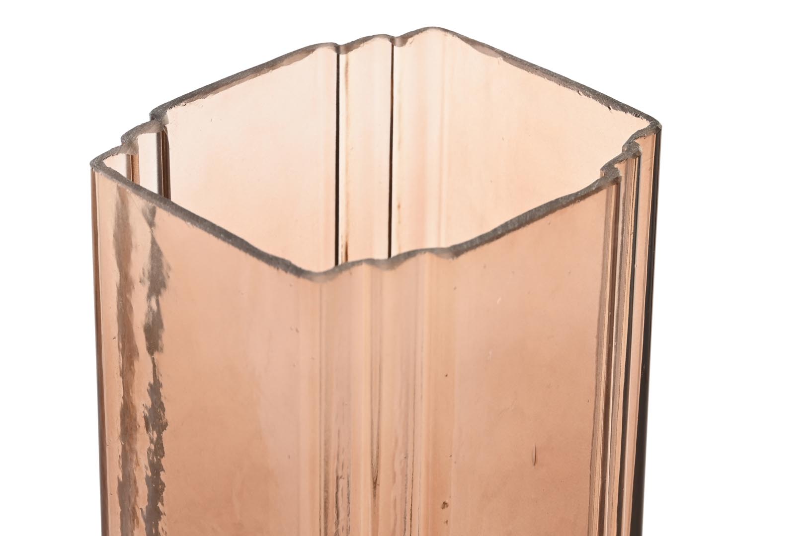 Dekodonia JARRÓN CRISTAL TERRACOTA BAJO En oferta