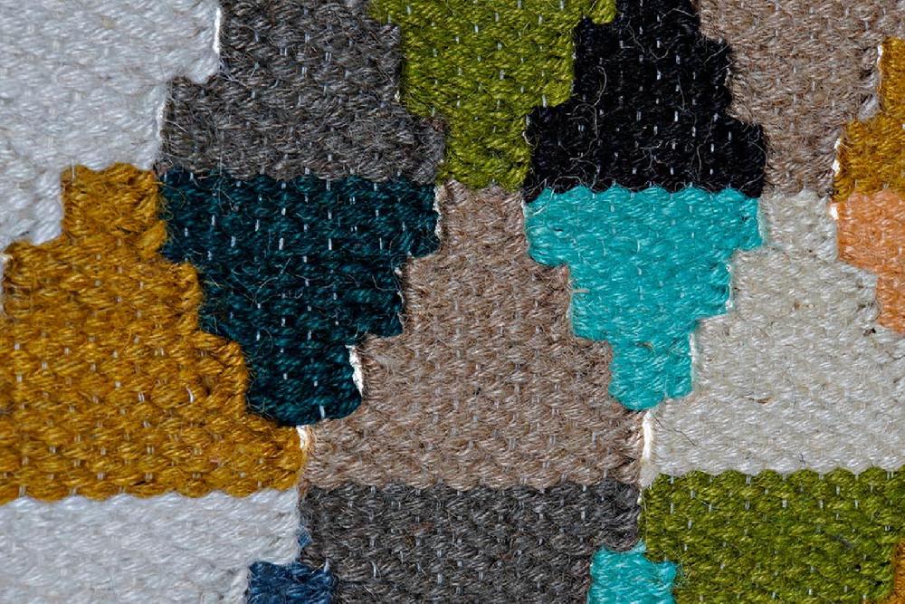 Dekodonia Tapiz Yute Algodón Flecos Multicolor Los más vendidos