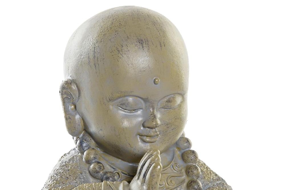 Dekodonia Figura Resina Monje Gris Claro Ventas relámpago