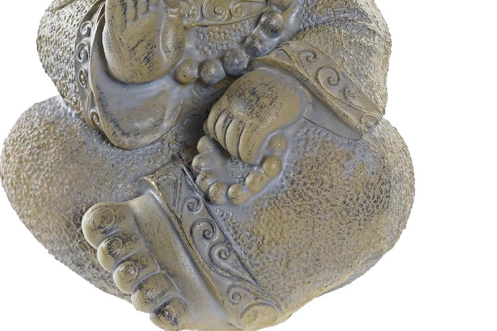 Dekodonia Figura Resina Monje Gris Claro Ventas relámpago