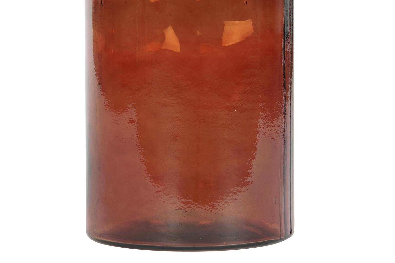 Dekodonia JARRÓN CRISTAL RECICLADO TERRACOTA ÚLTIMAS EDICIONES