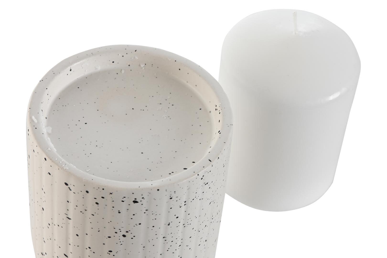 Dekodonia VELA CON SOPORTE CERÁMICA BAJO Envío internacional gratuito