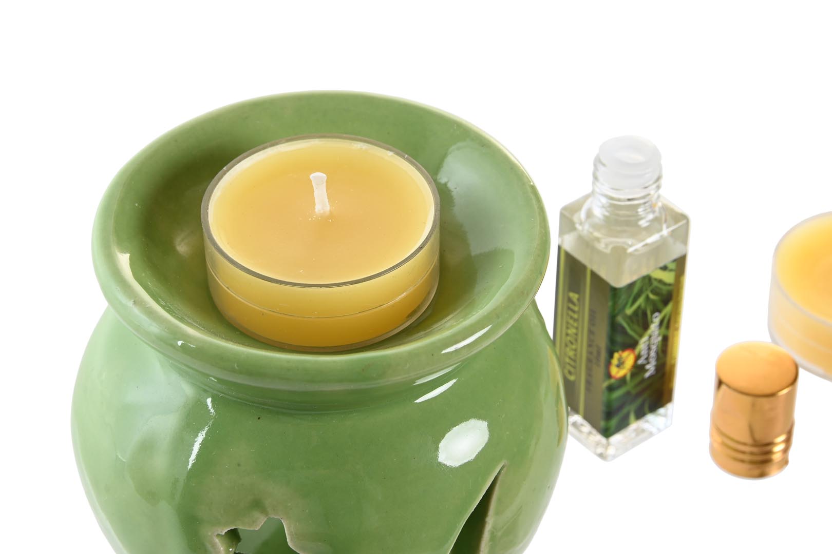 Dekodonia SET QUEMADOR Y VELAS CITRONELA Oferta exclusiva