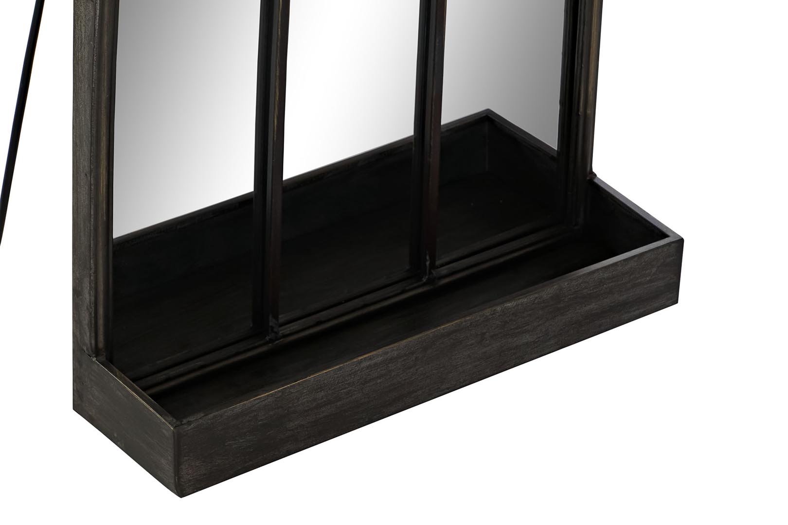 Dekodonia Espejo Metal Negro Rebajas de fábrica