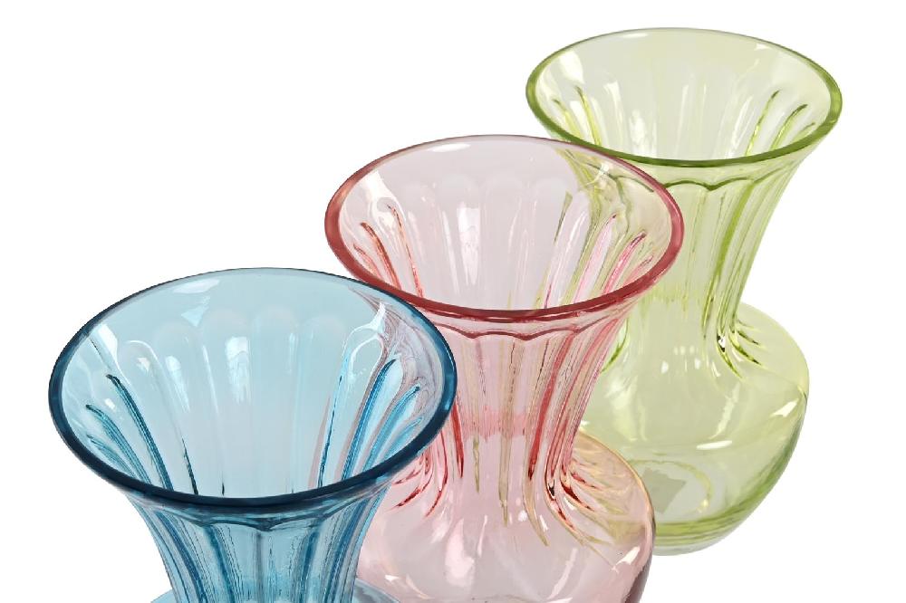 Dekodonia SET TRES JARRONES CRISTAL COMPRAR AHORA