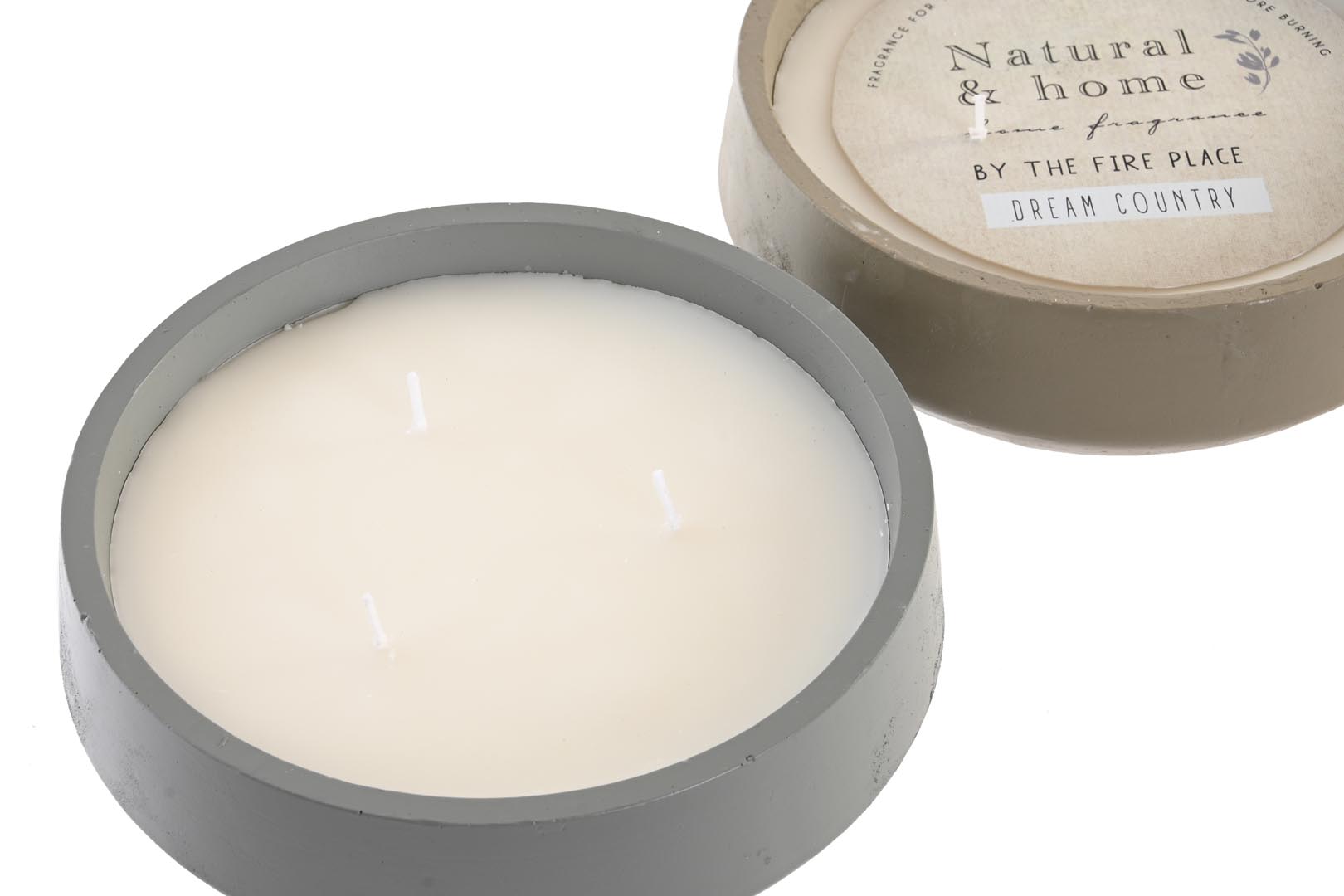Dekodonia Vela cemento 20x20x8 360 gr citronela 2 surt Solo queda un día