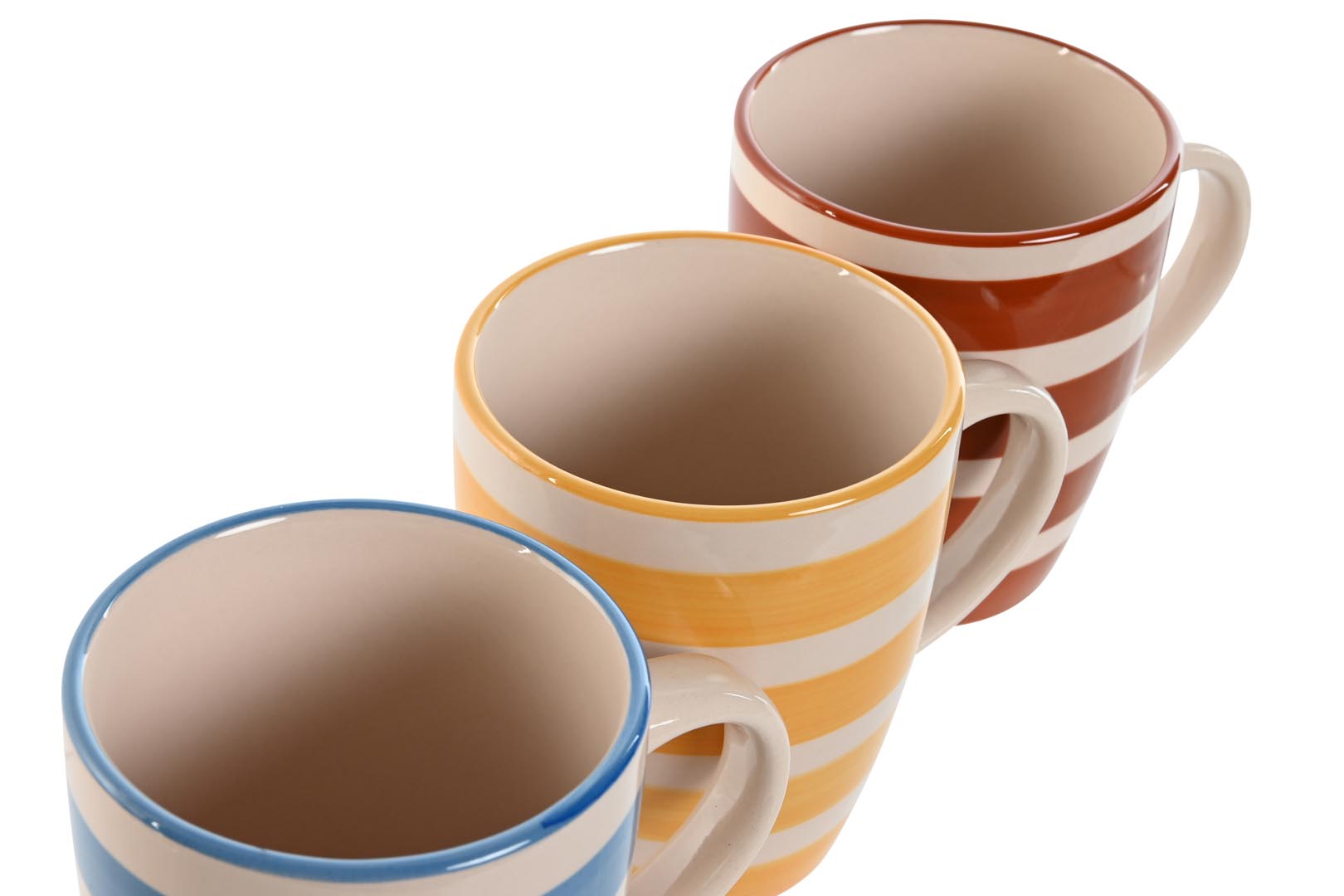 Dekodonia PACK SEIS TAZAS LOZA RAYAS Liquidación