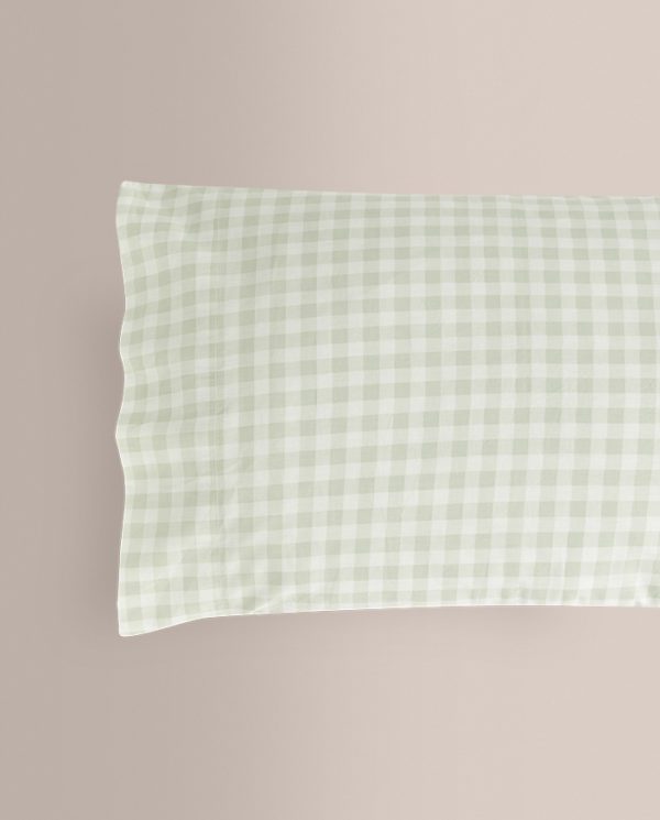 Don algodon Funda Almohada Elia Verde Don Algodón Rebajas baratas