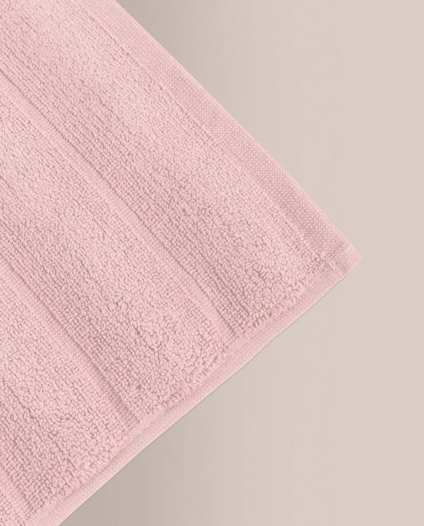 Don algodon Alfombra de Baño Ribs Rosa Tiza Rebajas online