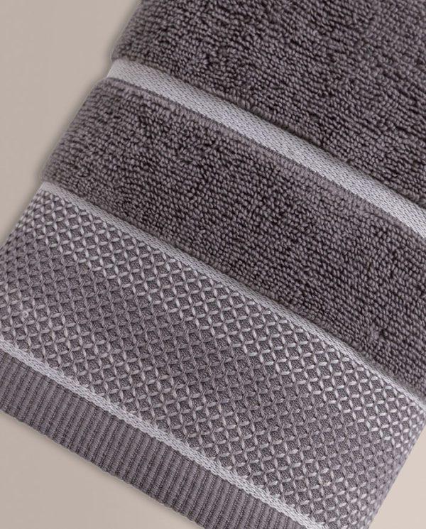 Don algodon Juego de Toallas Jacquard Aret Gris Set Sábana – Don Algodon Envío gratis