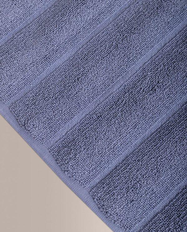 Don algodon Alfombra de Baño Ribs Azul Rebajas de fin de temporada
