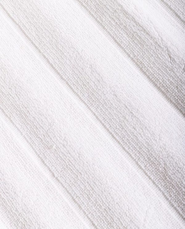 Don algodon Alfombra de Baño Ribs Blanco Devoluciones gratuitas