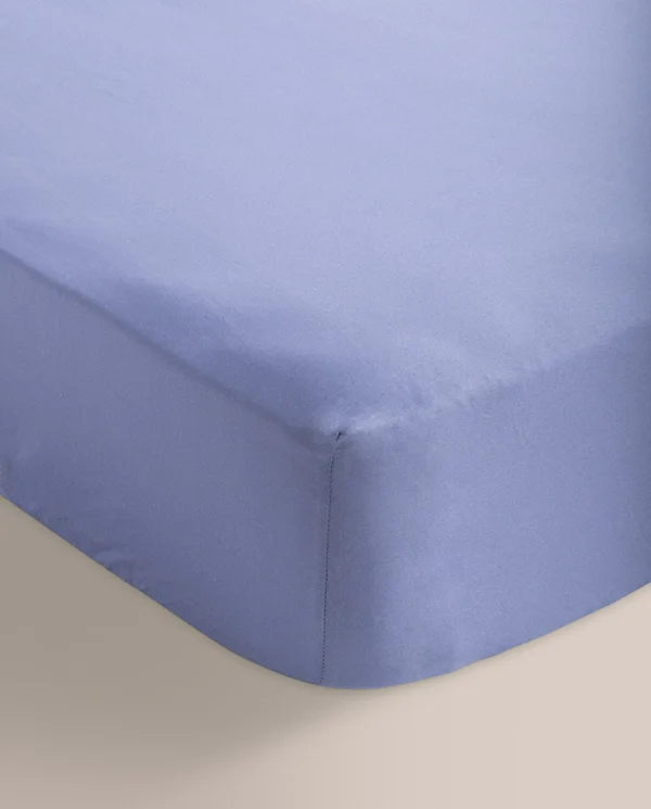 Don algodon Juego de Sábanas Oxford Azul Rebajas online