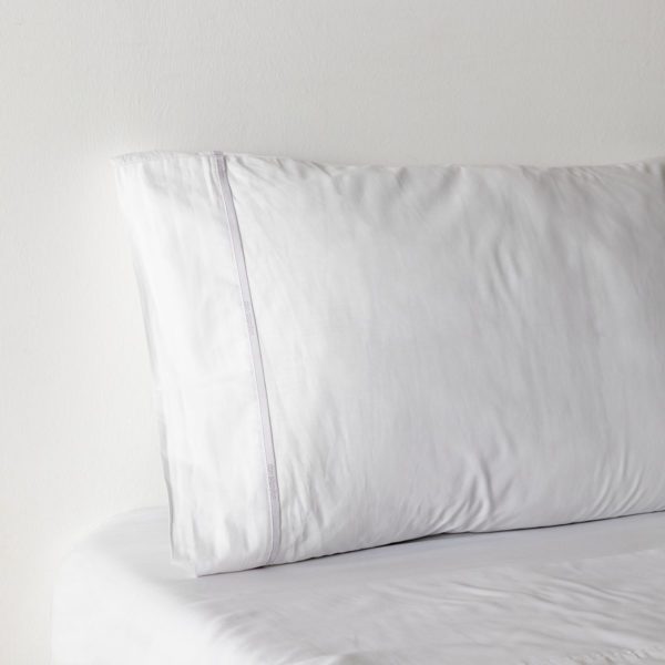 Don algodon Funda Almohada Percal 180 Hilos Blanco Envío internacional gratuito