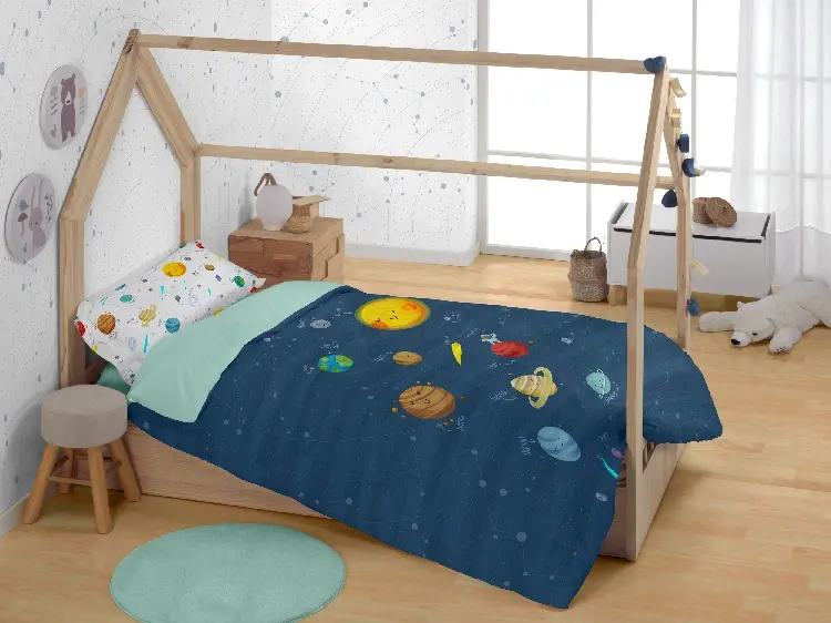 Es tela Dúo funda nórdica + almohada Space 50/50 Precio ultrabajo