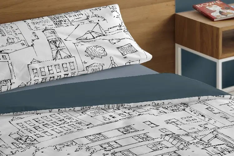 Es tela Dúo funda nórdica + almohada Urban 50/50 Rebajas