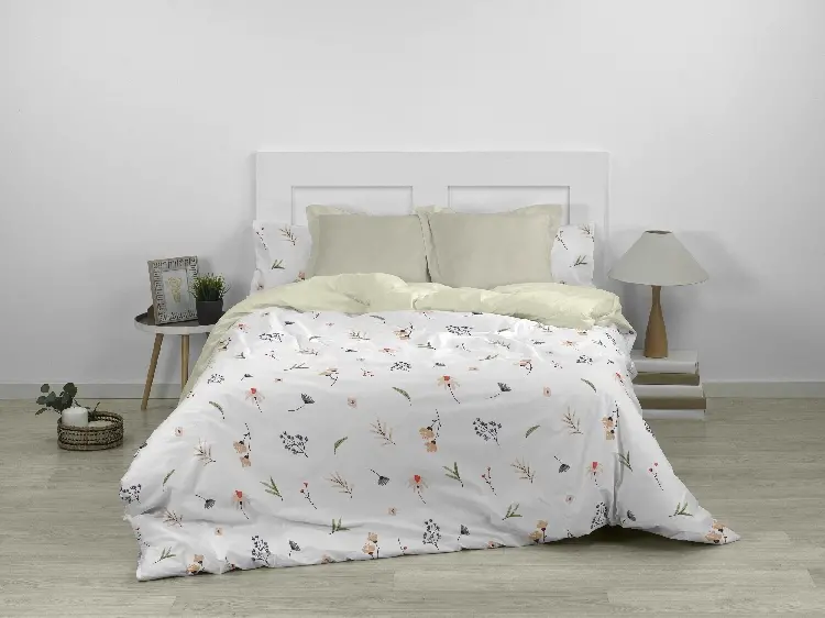 Es tela Dúo funda nórdica + almohada Carmen 50/50 Venta caliente