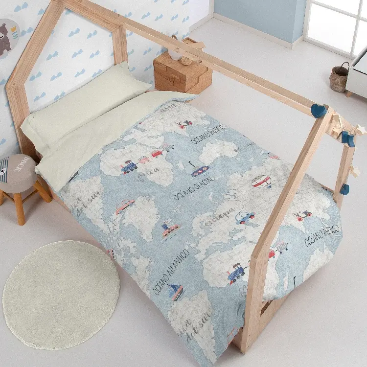 Es tela Dúo funda nórdica + almohada Mi mundo algodón Los más vendidos