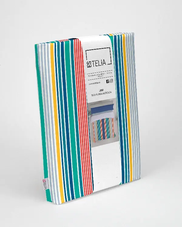 Es tela Dúo funda nórdica + almohada Jim 50/50 Descuento