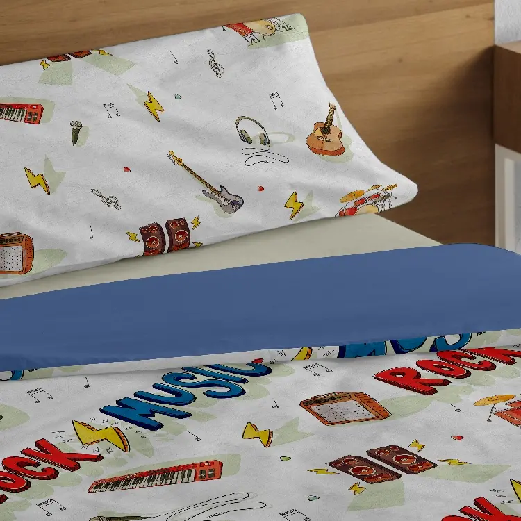 Es tela Dúo funda nórdica + almohada Rock 50/50