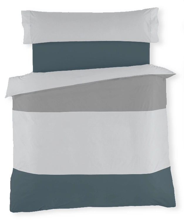 Es tela Dúo de funda nórdica + almohada Tricolor 50/50 ÚLTIMAS EDICIONES