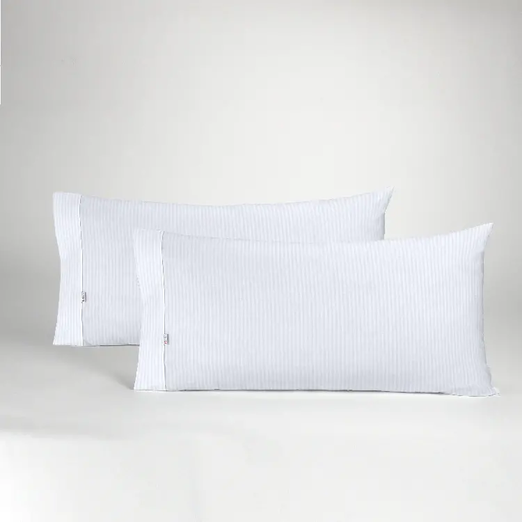 Es tela Funda de almohada satén listado 300 hilos Estelia colors
