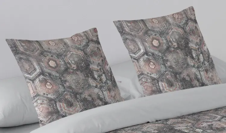 Es tela Funda de cojín estampada Gredos Liquidación