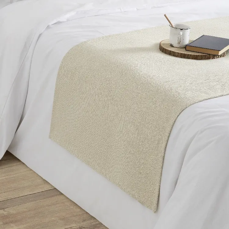 Es tela Pie de cama algodón reciclado Valira