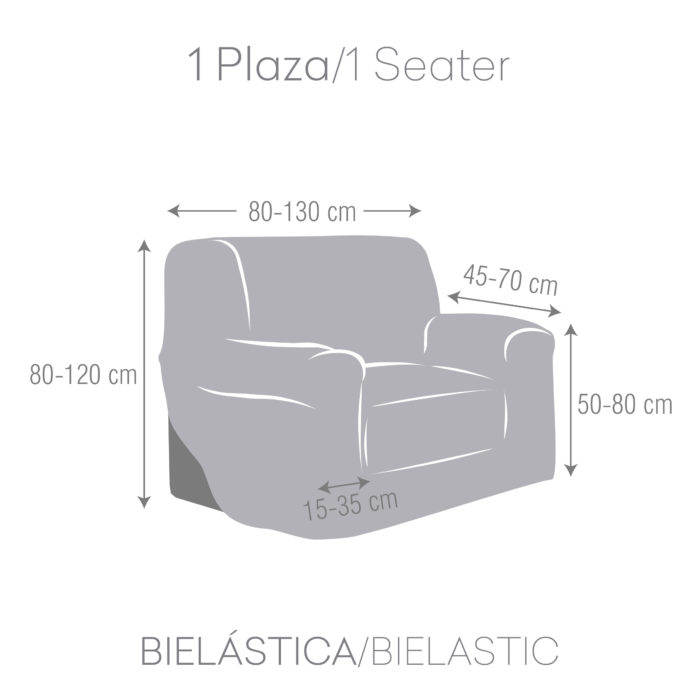 Eysa FUNDA SOFÁ BIELÁSTICA ROC Outlet online