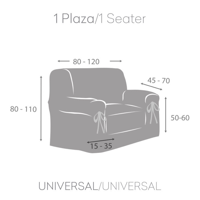 Eysa FUNDA SOFÁ UNIVERSAL VALERIA Superdescuento