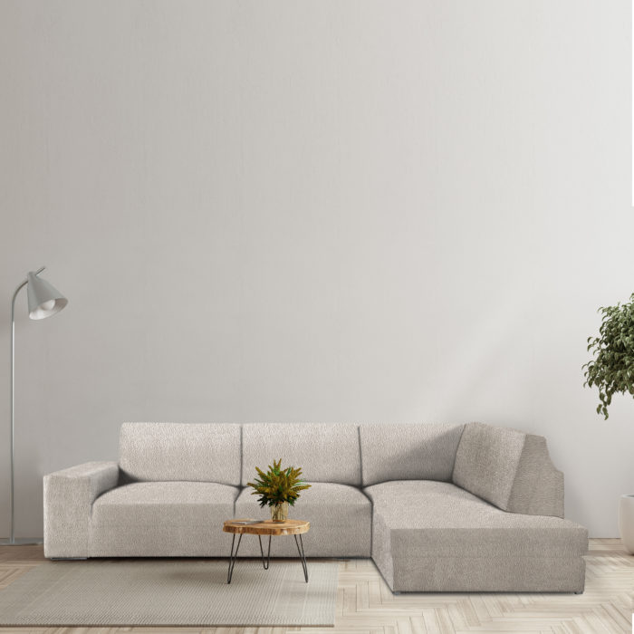 Eysa FUNDA SOFÁ CHAISE LONGUE CON RESPALDO / RINCONERA CON MÓDULO TERMINAL BIELÁSTICA ROC Rebajas baratas