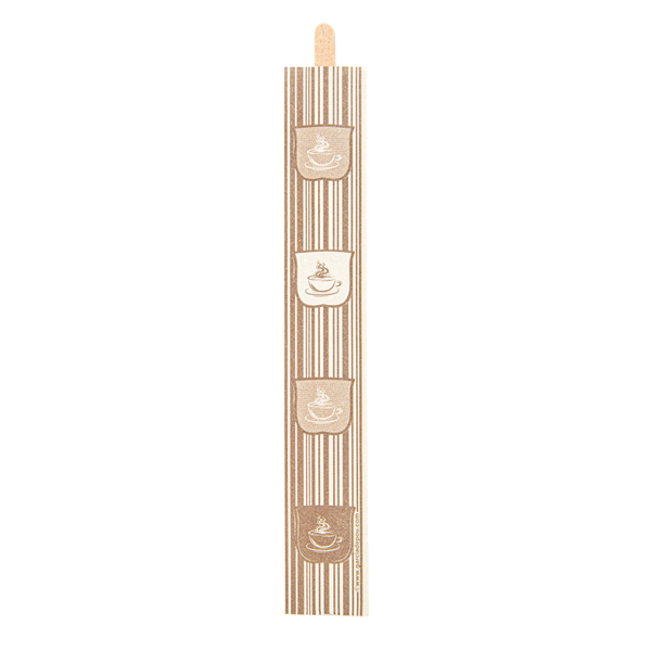 Garcia de pou AGITADORES CAFÉ EN FUNDA ABIERTA 0 6x14x0 1 CM NATURAL MADERA (100 UNID.)