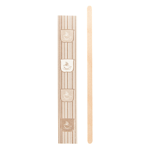Garcia de pou AGITADORES CAFÉ EN FUNDA ABIERTA 0 6x14x0 1 CM NATURAL MADERA (100 UNID.) Últimos 2 días