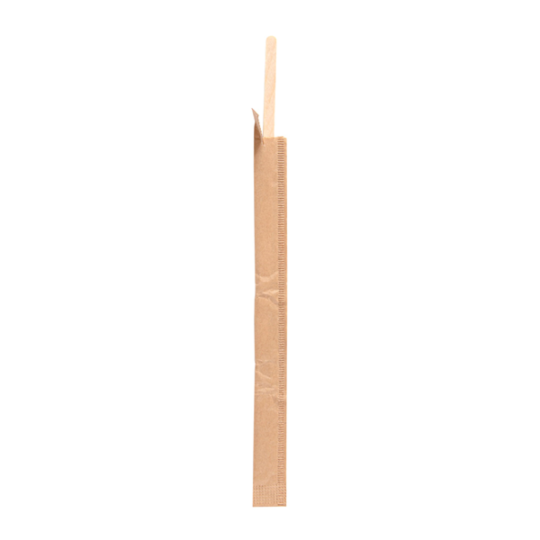 Garcia de pou AGITADORES CAFÉ ENFUNDADOS KRAFT 0 6x14x0 1 CM NATURAL MADERA (500 UNID.)