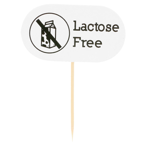 Garcia de pou MARCADORES "LACTOSE FREE" 8 CM BLANCO MADERA (100 UNID.) Libre de impuestos