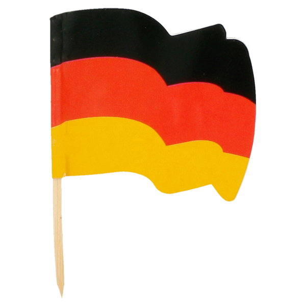 Garcia de pou BANDERITAS "ALEMANIA" 4x3/6 5 CM SURTIDO MADERA (144 UNID.) Rebajas de fin de temporada
