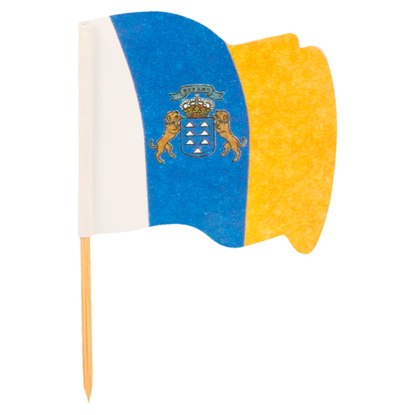 Garcia de pou BANDERITAS "CANARIAS" 4x3/6 5 CM SURTIDO MADERA (144 UNID.) Devoluciones gratuitas