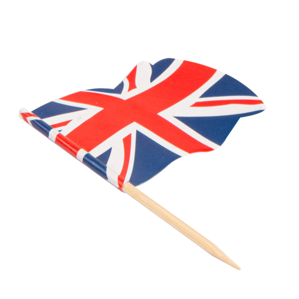 Garcia de pou BANDERITAS "U.K" 4x3/6 5 CM SURTIDO MADERA (144 UNID.) Outlet online