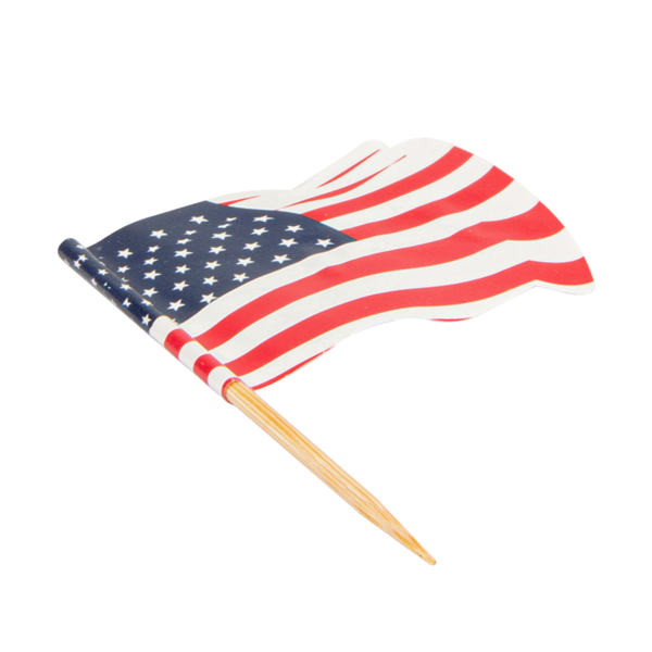 Garcia de pou BANDERITAS "USA" 4x3/6 5 CM SURTIDO MADERA (144 UNID.) En oferta