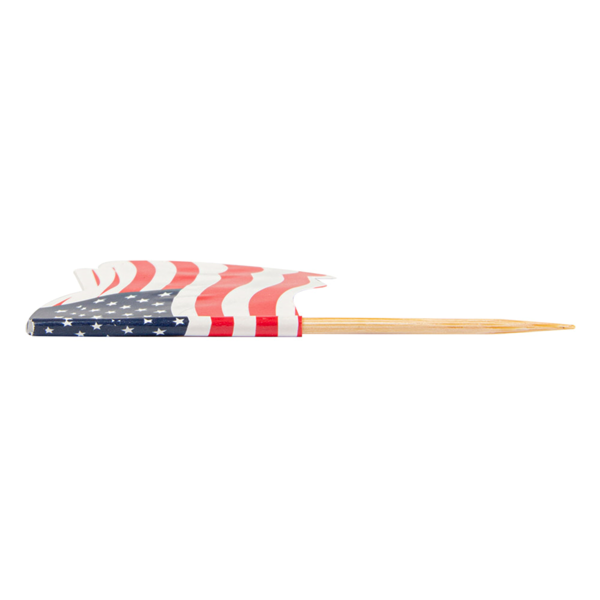 Garcia de pou BANDERITAS "USA" 4x3/6 5 CM SURTIDO MADERA (144 UNID.) En oferta