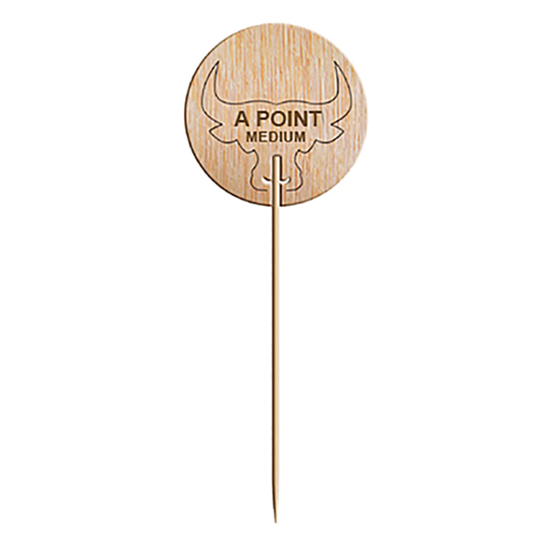 Garcia de pou STEAK MARKER "AL PUNTO" 9 5 CM NATURAL MADERA (100 UNID.)