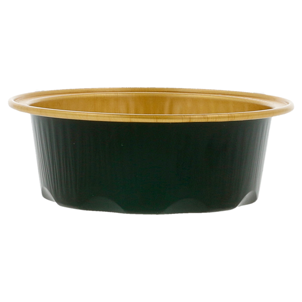 Garcia de pou RECIPIENTES PASTELERÍA 50 ML Ø7 1x2 5 CM ORO/NEGRO ALUMINIO (100 UNID.) Tienda de fábrica