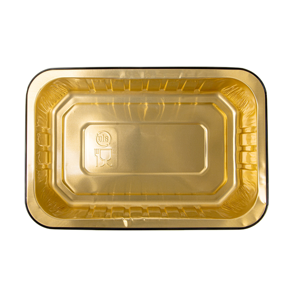 Garcia de pou CONTENEDORES LACADOS 975 ML 21 4x14 2x4 5 CM NEGRO/ORO ALUMINIO (50 UNID.) Limitado a 3 días