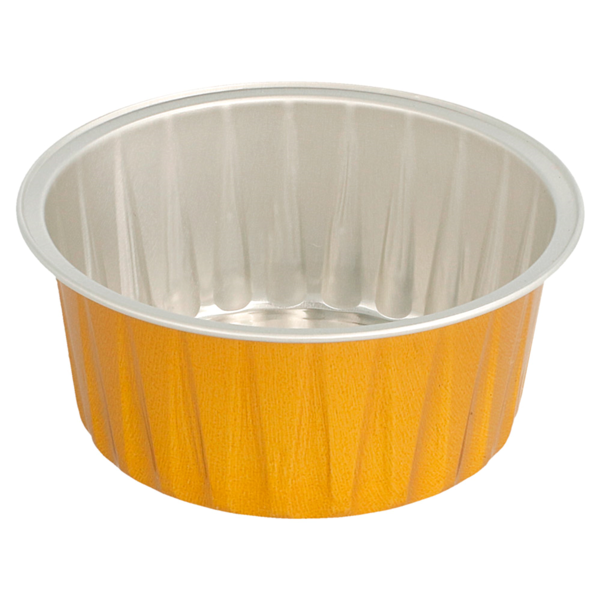 Garcia de pou RECIPIENTES PASTELERÍA 125 ML Ø8 5x3 5 CM ORO ALUMINIO (100 UNID.)