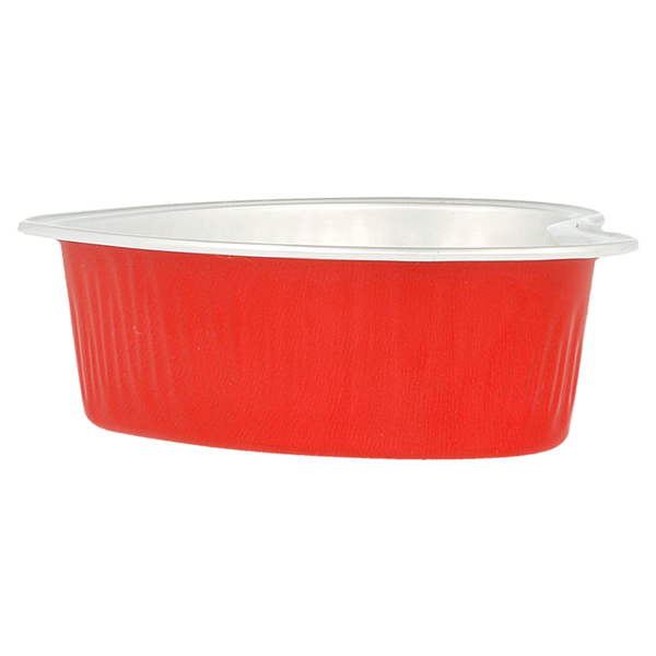 Garcia de pou RECIPIENTES PASTELERÍA 100 ML 8 8x7 8x3 CM ROJO ALUMINIO (100 UNID.) Última moda