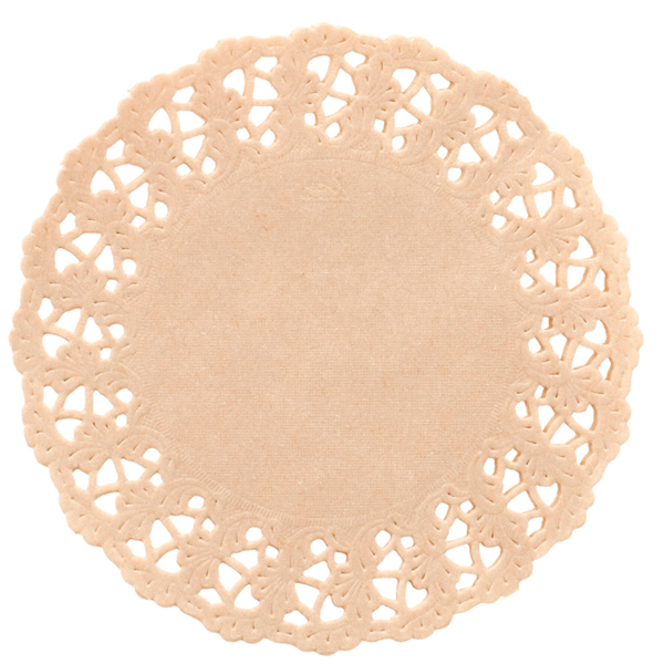 Garcia de pou RODALES CALADOS 40 G/M2 Ø 9 CM NATURAL KRAFT (250 UNID.)