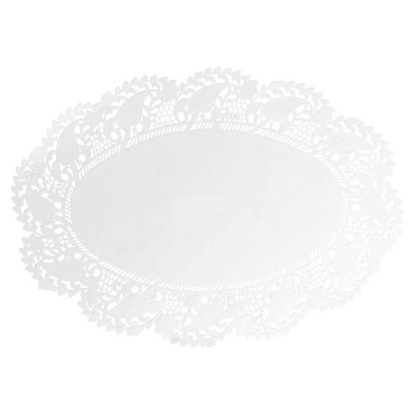 Garcia de pou BLONDAS OVALES CALADAS 53 G/M2 27x18 CM BLANCO PAPEL (250 UNID.)
