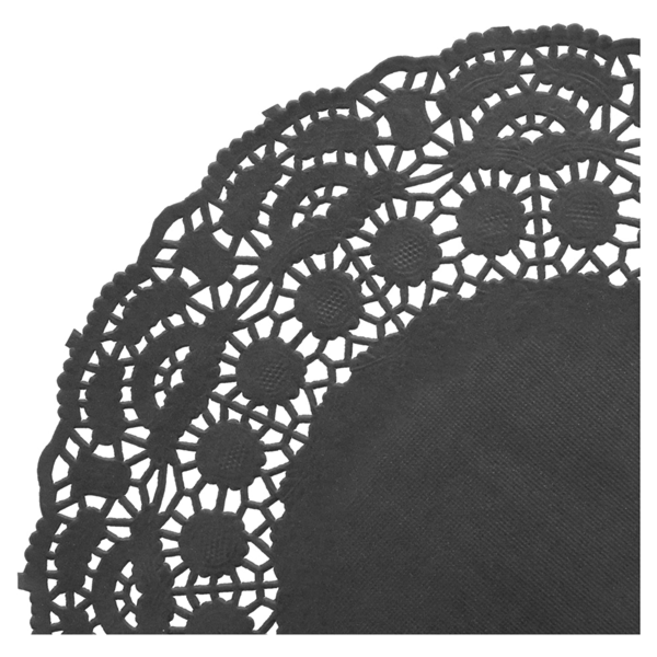 Garcia de pou RODALES CALADOS 40 G/M2 Ø 24 CM NEGRO PAPEL (250 UNID.) Superdescuento